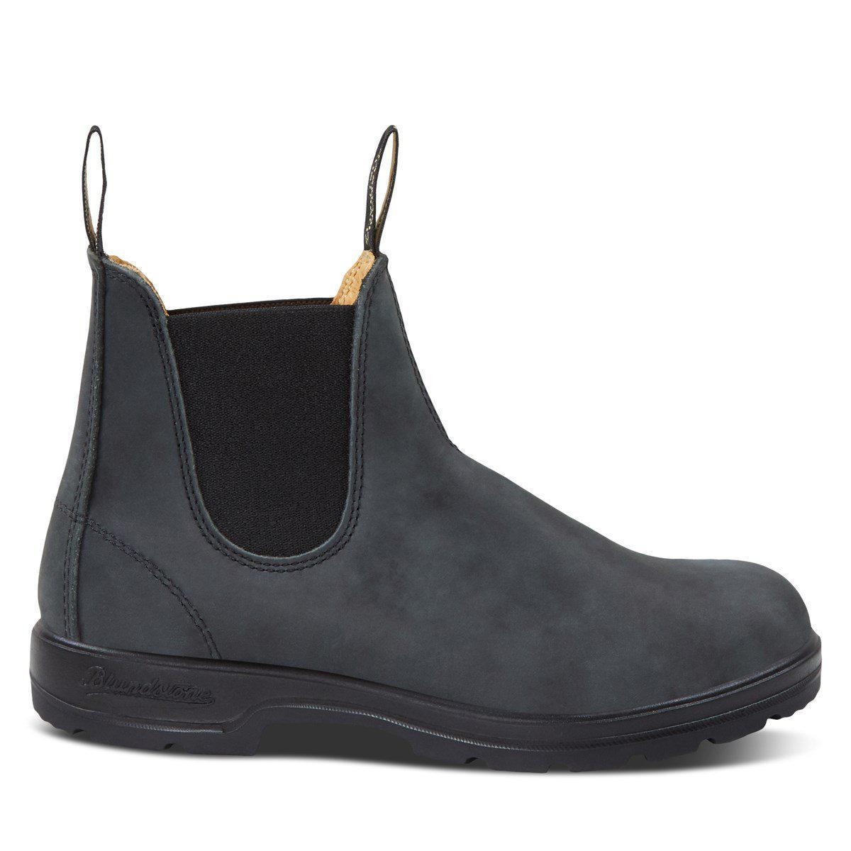 CLASSIC ROUND TOE-B587-3 AUSRUSBLK-UNISEX BOOTS-BLUNDSTONE-JB Evans Fashions & Footwear
