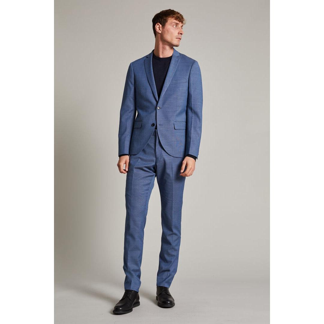 GEORGE LAS TEXTURED STRETCH-MENS SUITS-MATINIQUE-JB Evans Fashions & Footwear