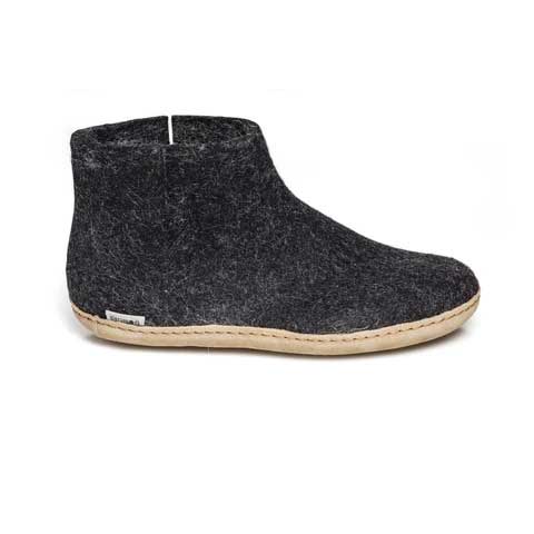 GLERUPS BOOT LEATHER SOLE-UNISEX SLIPPERS-GLERUPS-JB Evans Fashions & Footwear