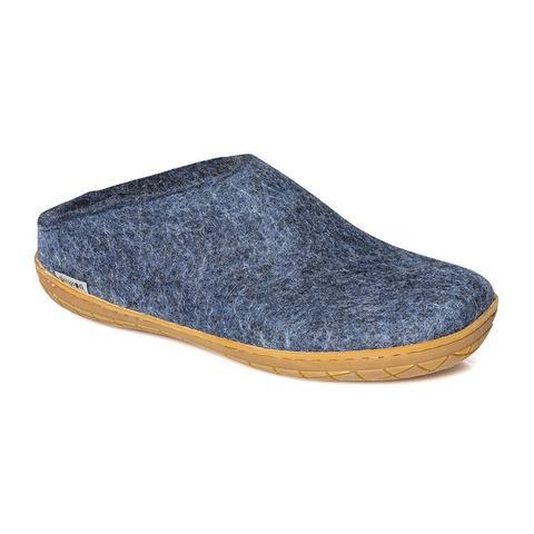 GLERUPS SLIP ON HONEY RUBBER DENIM-UNISEX SLIPPERS-GLERUPS-JB Evans Fashions & Footwear