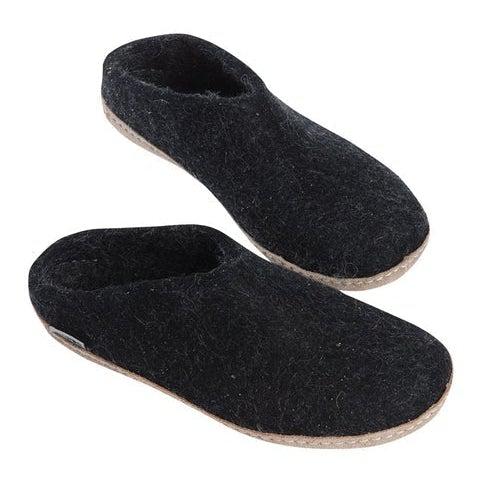 GLERUPS SLIP ON LEATHER SOLE-UNISEX SLIPPERS-GLERUPS-JB Evans Fashions & Footwear