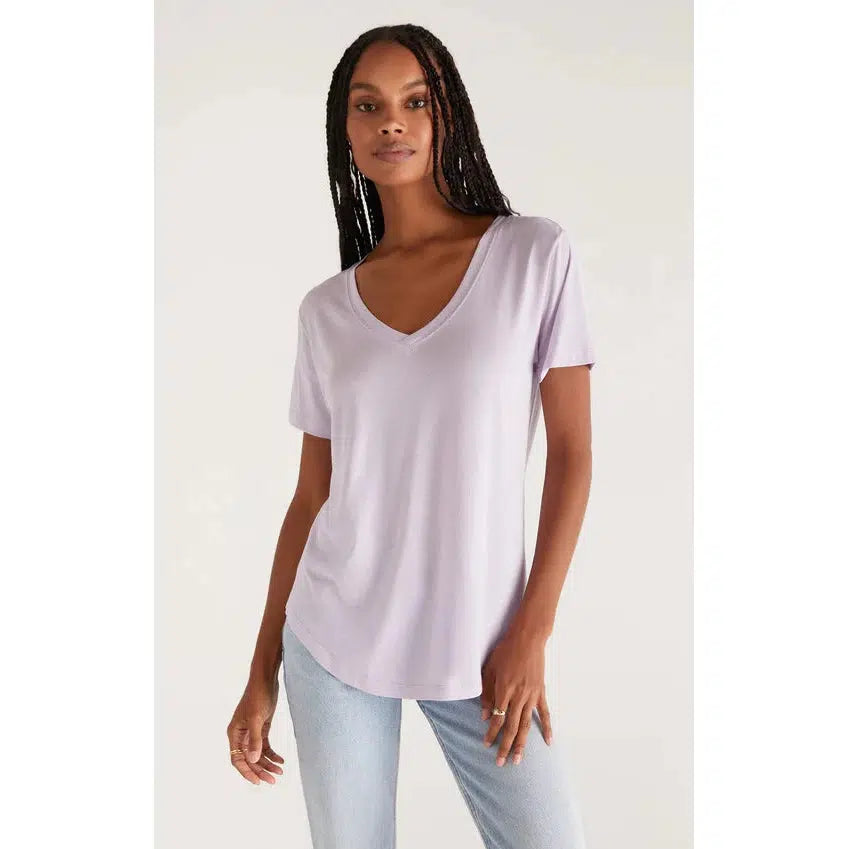 KASEY MODAL V-NECK TEE-LADIES T-SHIRTS & TANKS-Z SUPPLY-JB Evans Fashions & Footwear