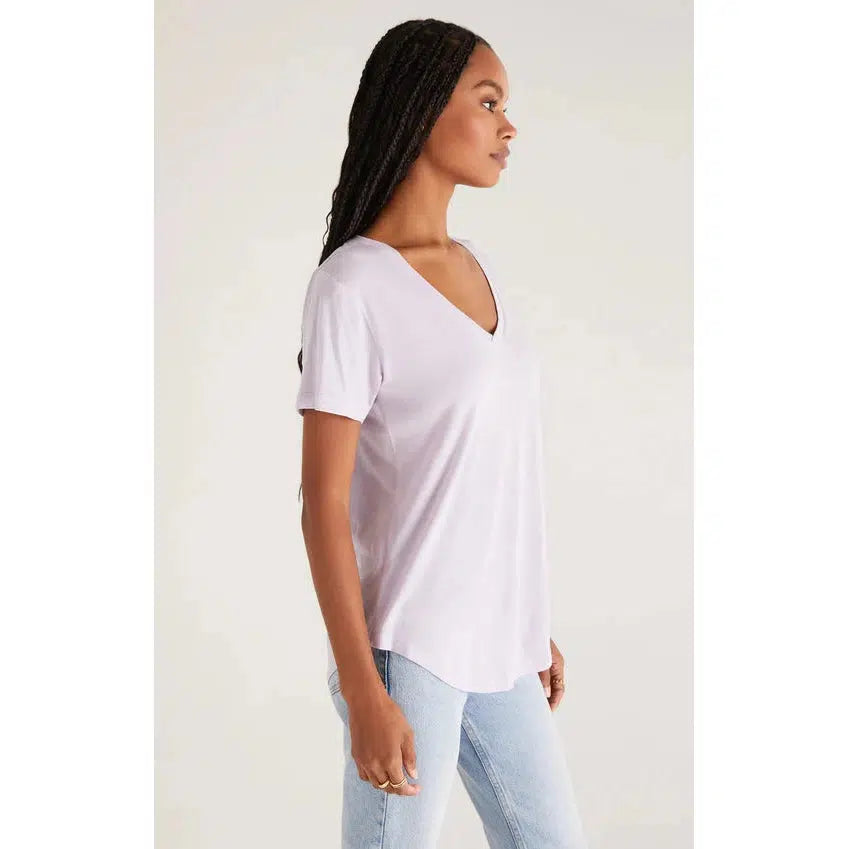 KASEY MODAL V-NECK TEE-LADIES T-SHIRTS & TANKS-Z SUPPLY-JB Evans Fashions & Footwear