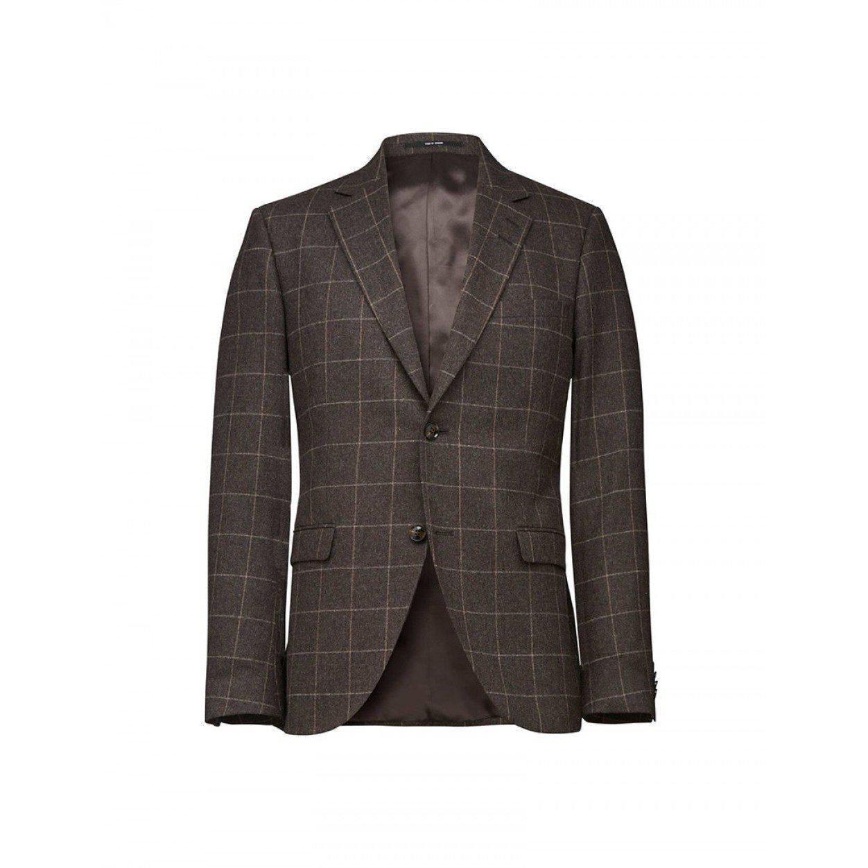 LAMONTE FLANNEL WINDOWPANE-MENS SPORT JACKETS-TIGER OF SWEDEN-JB Evans Fashions & Footwear