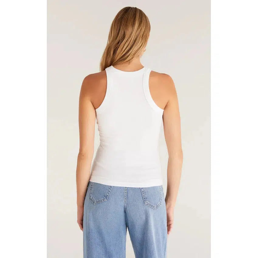 LILY RIB TANK-LADIES T-SHIRTS & TANKS-Z SUPPLY-JB Evans Fashions & Footwear