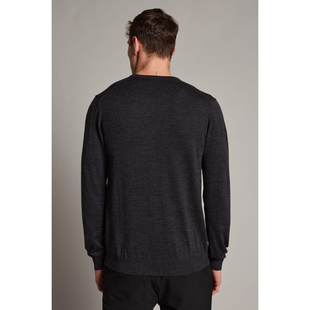 MARGRATE MERINO CREW NECK-MENS SWEATERS & KNITS-MATINIQUE-JB Evans Fashions & Footwear
