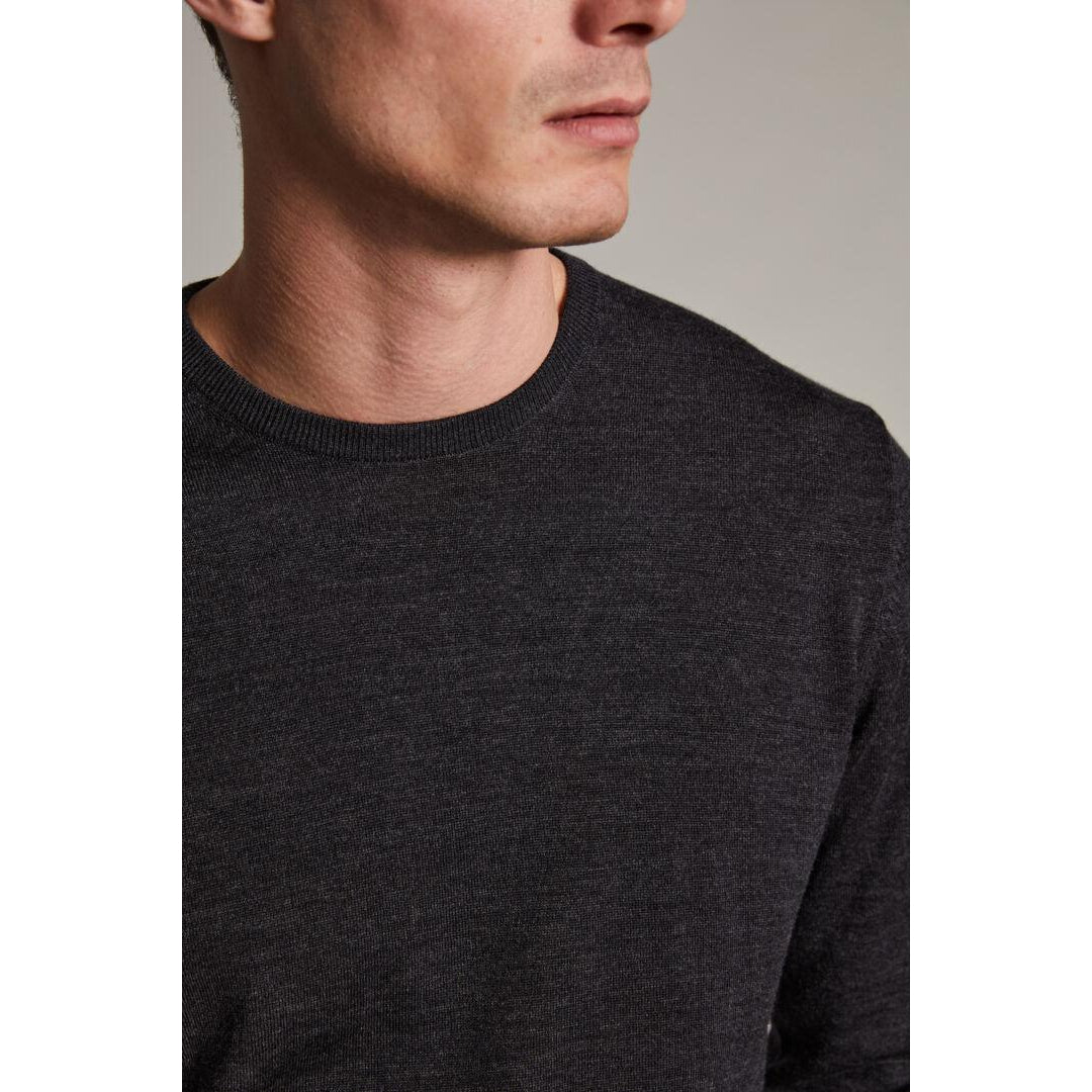 MARGRATE MERINO CREW NECK-MENS SWEATERS & KNITS-MATINIQUE-JB Evans Fashions & Footwear