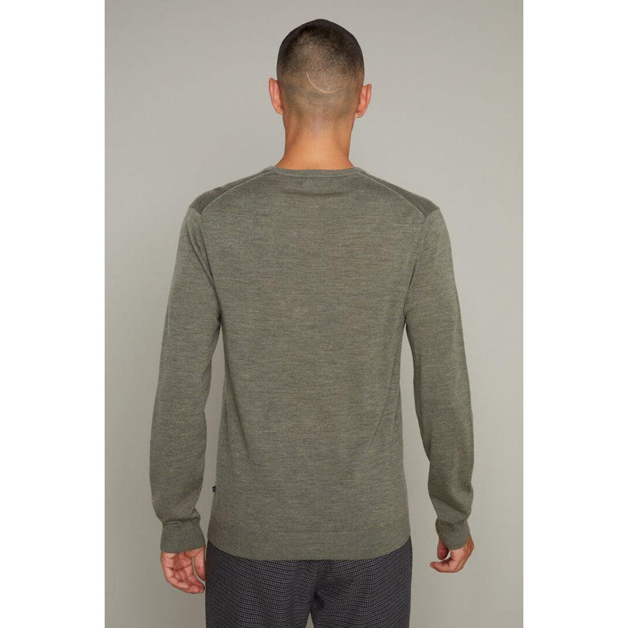 MARGRATE MERINO CREWNECK-MENS SWEATERS & KNITS-MATINIQUE-JB Evans Fashions & Footwear