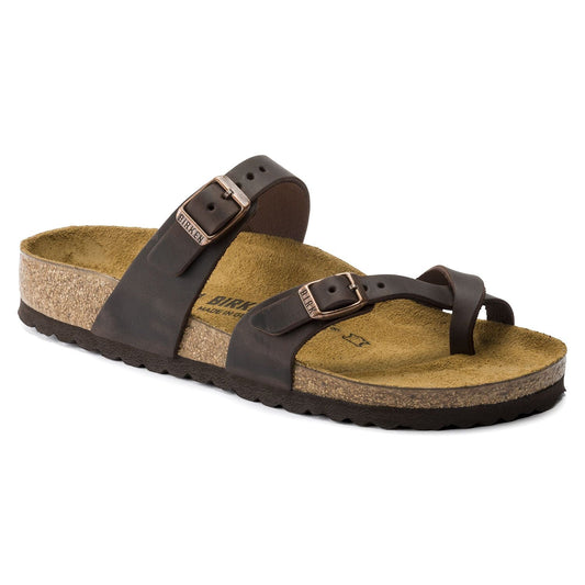 MAYARI HABANA OILED LEATHER REGULAR-LADIES SANDALS-BIRKENSTOCK-JB Evans Fashions & Footwear