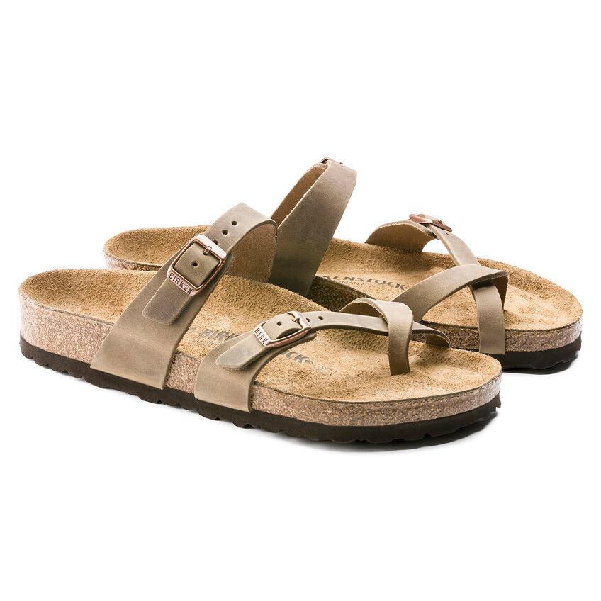 MAYARI TOBACCO BROWN-SANDALS-BIRKENSTOCK-JB Evans Fashions & Footwear