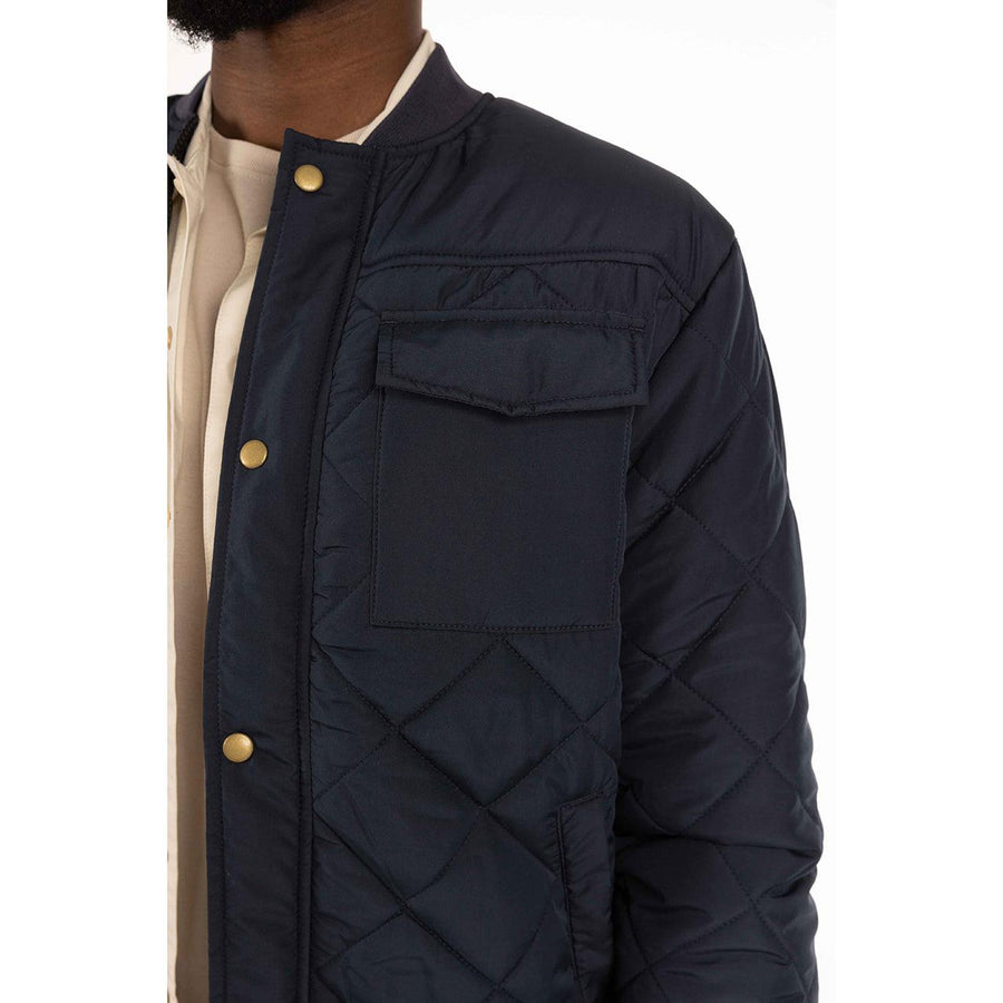 MENS LIGHT QUILTED BOMBER-MENS OUTERWEAR-HEDGE-JB Evans Fashions & Footwear