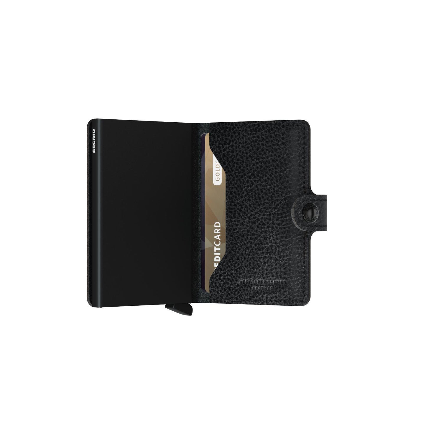 MINIWALLET VEG BLACK-BLACK-M-VG-VB-MENS WALLETS-SECRID-JB Evans Fashions & Footwear