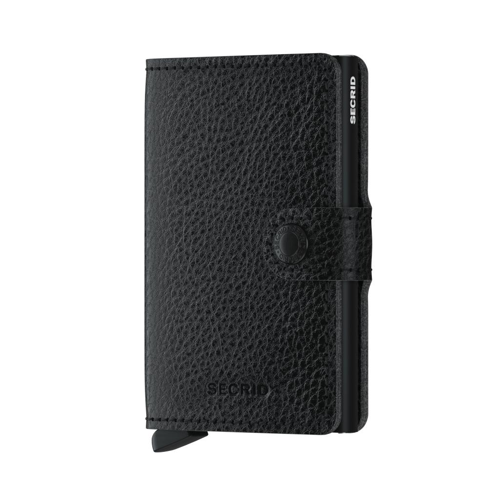 MINIWALLET VEG BLACK-BLACK-M-VG-VB-MENS WALLETS-SECRID-JB Evans Fashions & Footwear