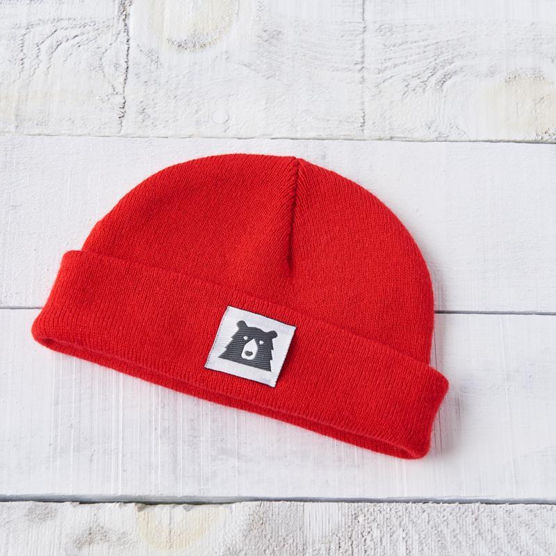NSTP BABY BEAR TOQUE - RED-11465-KIDSRED-YOUTH-NORTH STANDARD TRADI-JB Evans Fashions & Footwear