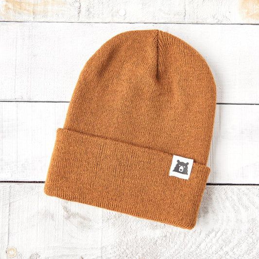 NSTP BEAR TOQUE - BROWN-17752-O/SBROWN-MENS HATS-NORTH STANDARD TRADI-JB Evans Fashions & Footwear