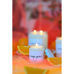 ORANGE GROVE 8 OZ CANDLE-ORGR-HOME-WAXXED CANDLE CO.-JB Evans Fashions & Footwear