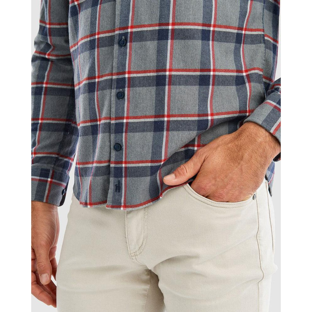 RUDY BRUSHED COTTON CHECK SHIRT | JB Evans Fashions & Footwear