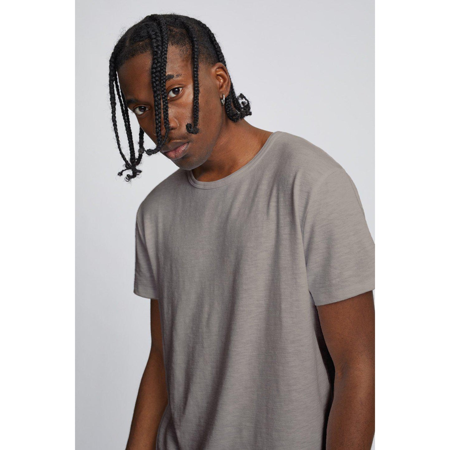 SLUB HI-LO TEE-MENS T-SHIRTS & POLO'S-KUWALLA-JB Evans Fashions & Footwear