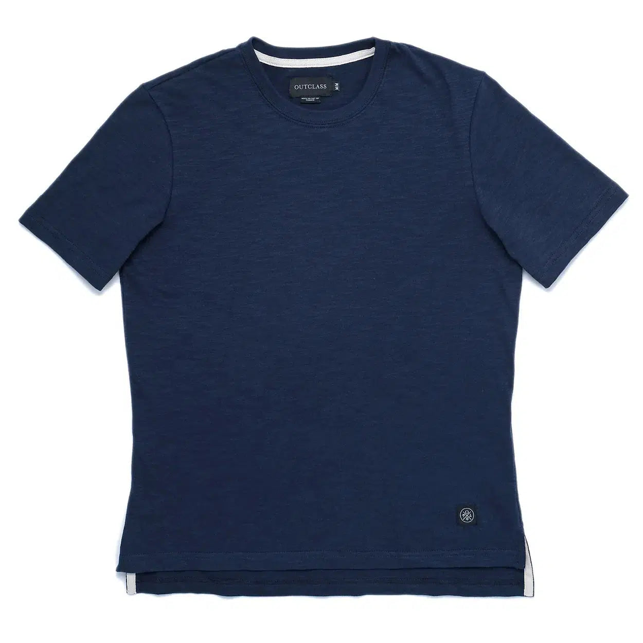 SLUB KNIT S/S T-SHIRT-MENS T-SHIRTS & POLO'S-OUTCLASS-JB Evans Fashions & Footwear