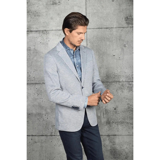 SOFT JERSEY STRETCH BLAZER-MENS BLAZERS-7 DOWNIE ST.-JB Evans Fashions & Footwear