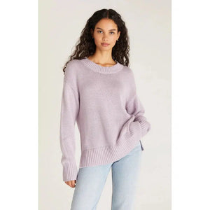 SONA CREW NECK PULLOVER-LADIES SWEATERS & KNITS-Z SUPPLY-JB Evans Fashions & Footwear