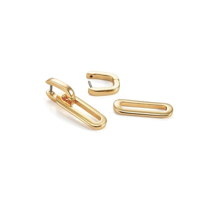 TEENI DETACHABLE LINK EARRING-JB3266-HPG-EARGOLD-LADIES ACCESSORIES-JENNY BIRD-JB Evans Fashions & Footwear