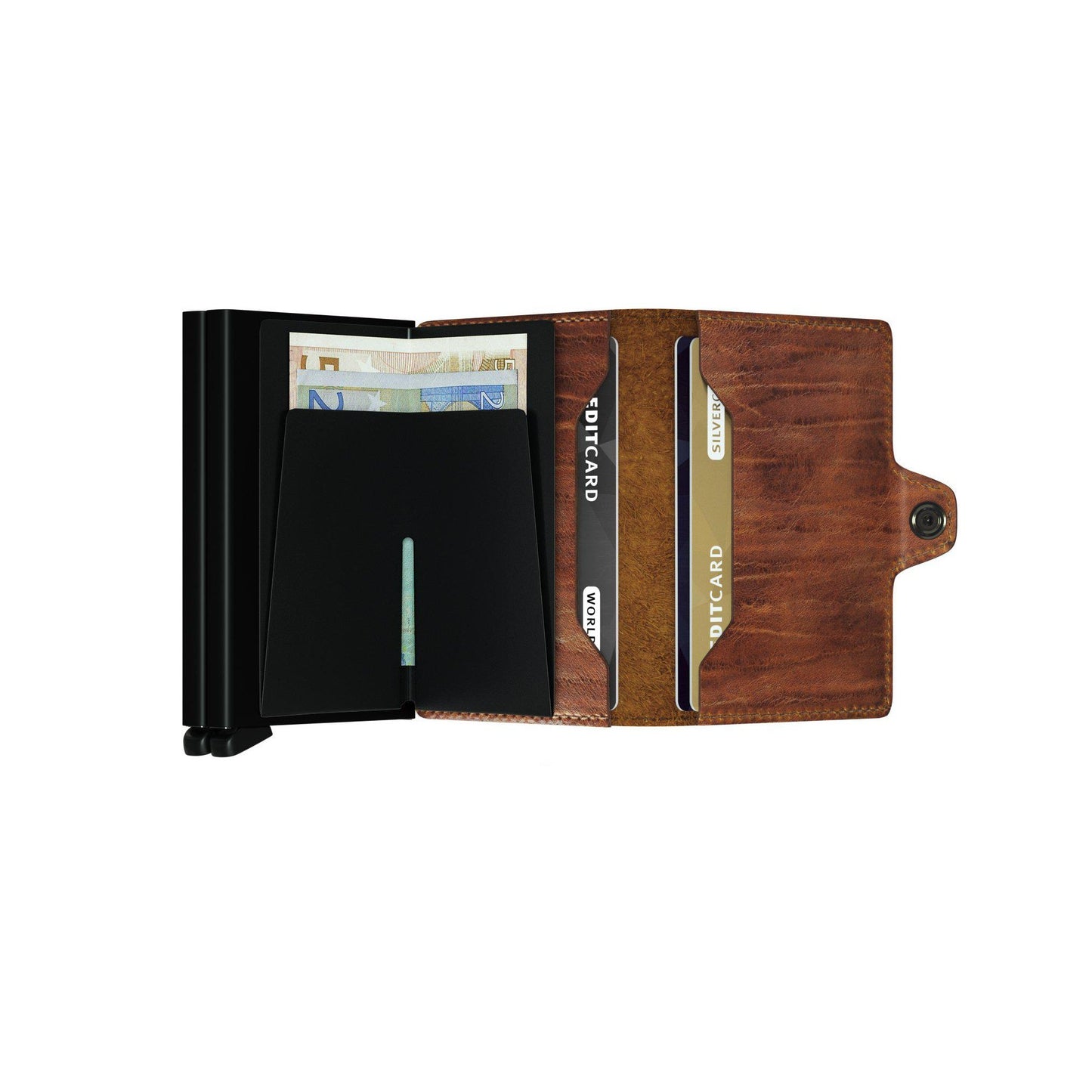 TWINWALLET DUTCH MARTIN WHISKEY-MENS WALLETS-SECRID-JB Evans Fashions & Footwear