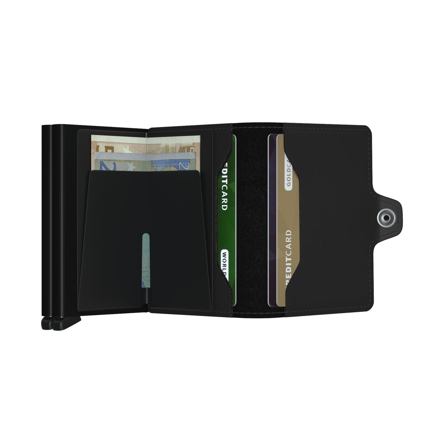 TWINWALLET MATTE BLACK-MENS WALLETS-SECRID-JB Evans Fashions & Footwear