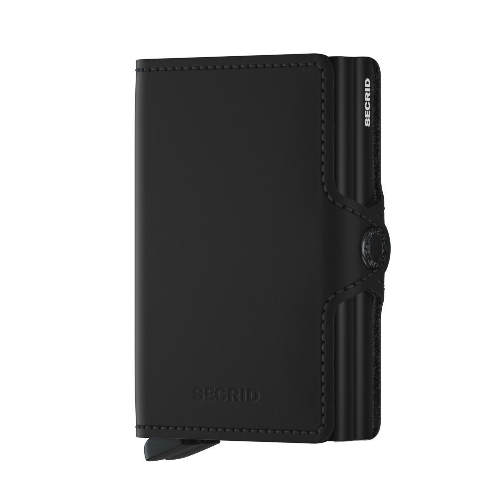 TWINWALLET MATTE BLACK-MENS WALLETS-SECRID-JB Evans Fashions & Footwear