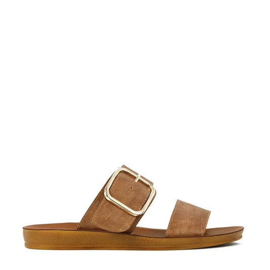 TWO STRAP SLIDE-LADIES SANDALS-LOS CABOS-JB Evans Fashions & Footwear