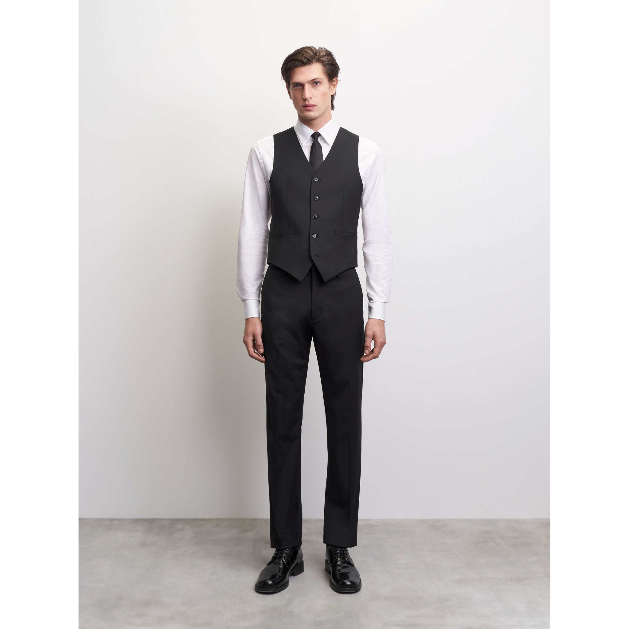 Plain on sale black waistcoat