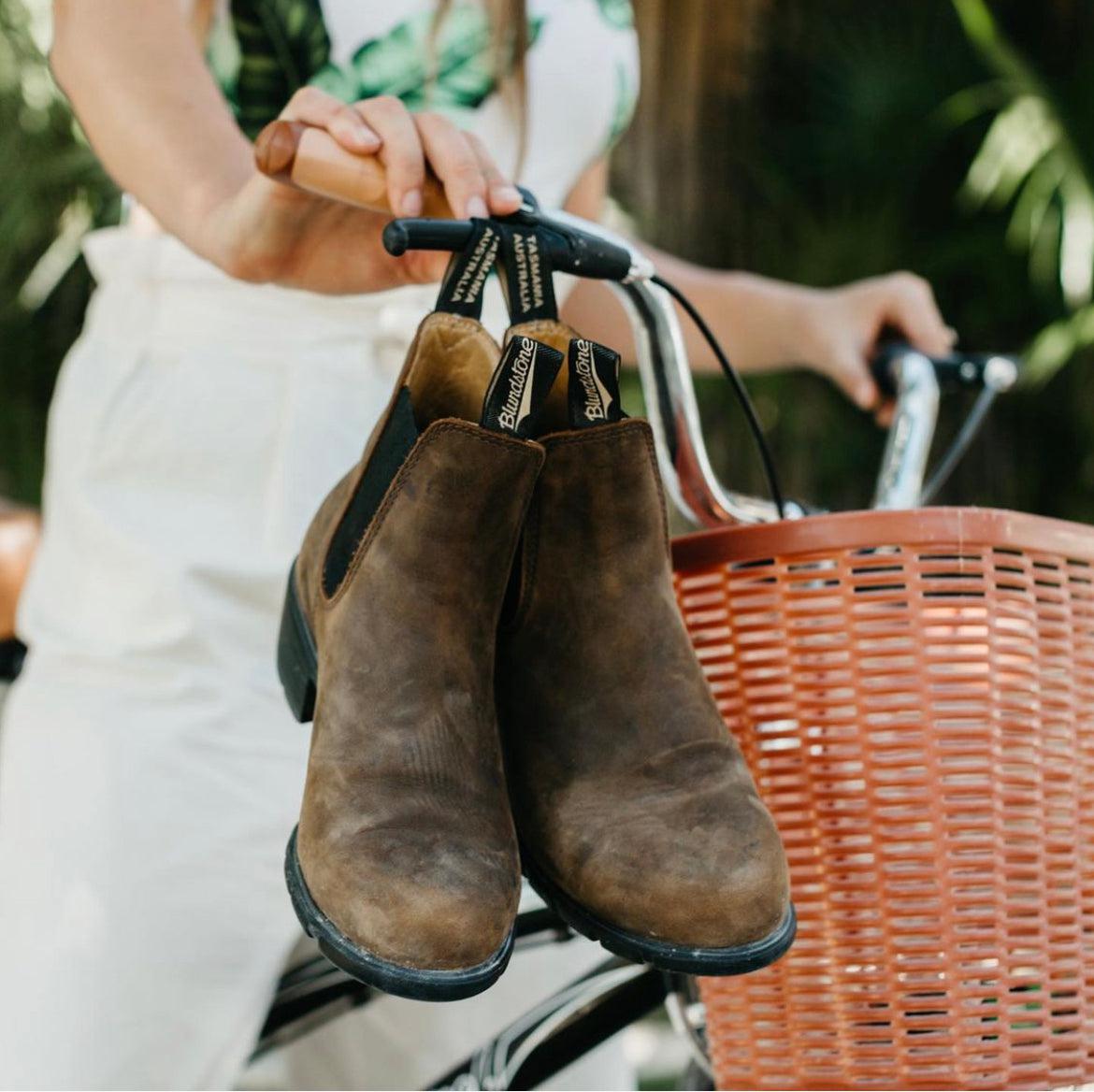 Brown women's shop boots with heel